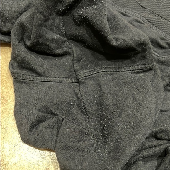 Athleta Black Performance Baggy Wide Leg Capris - Picture 3 of 7